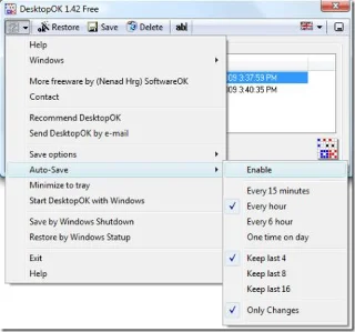 Guardar y restaurar la posición de los iconos del escritorio en Windows