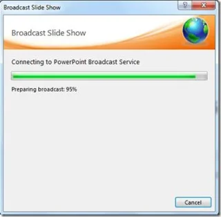 PowerPoint 2010 Broadcast-Funktion