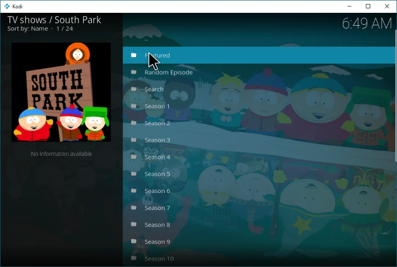 Дополнение South Park для Kodi: руководство по установке и обзор