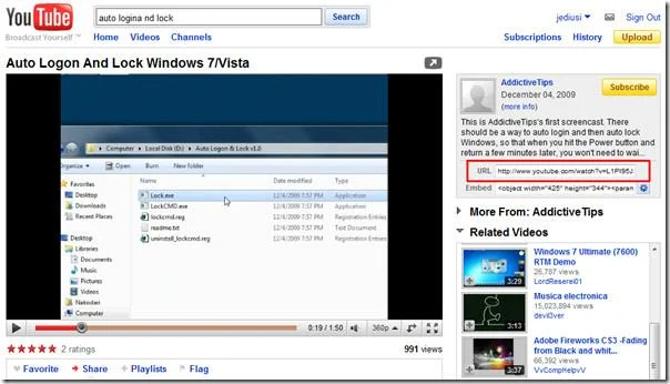Как встроить видео YouTube в Word 2010