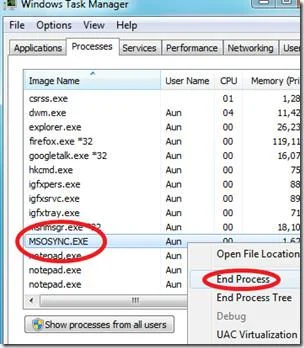 Office 2010：修正 Office 文件快取錯誤