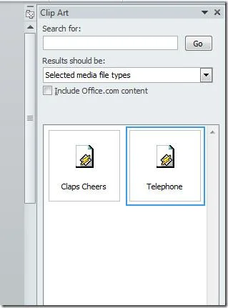 Inserisci file audio in Microsoft Word 2010