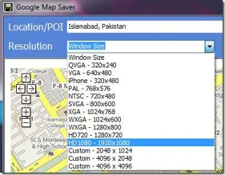 Google Map Saver – 下載地圖並儲存為圖像