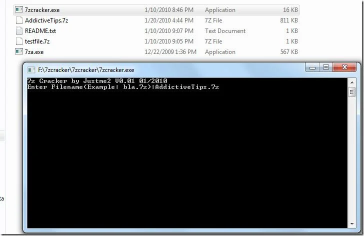 破解 7zip 密碼保護壓縮包 [Hack]