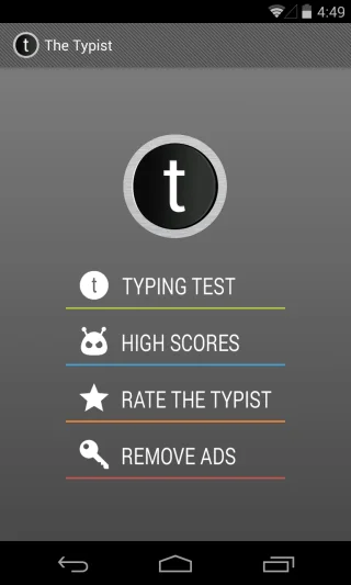 Typist ti consente di scoprire quanto velocemente scrivi sul tuo Android