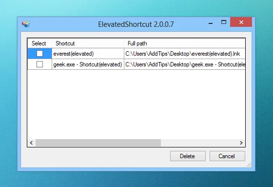 Deshabilitar las solicitudes de UAC para ciertas aplicaciones de Windows con ElevatedShortcut