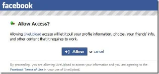 透過 Windows Live Gallery 直接將圖片上傳到 Facebook