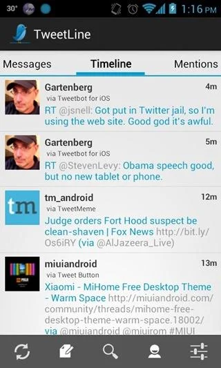 Elenco di app gratuite a tema Holo per Android
