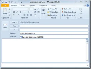Senden Sie Visio-Zeichnungen als E-Mail-Anhang im PDF- und XPS-Format