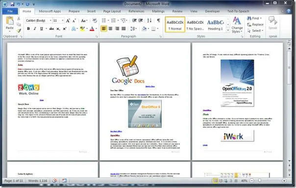 So indizieren Sie Word 2010-Dokumenttext