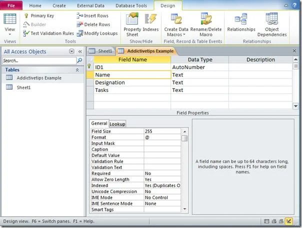 Access 2010: Importa foglio di lavoro da Excel 2010