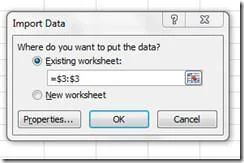 Dokumenttextdatei in Excel 2010-Arbeitsblatt importieren