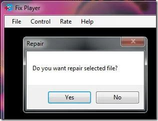 Fix Player puede reparar y reproducir archivos de vídeo AVI dañados