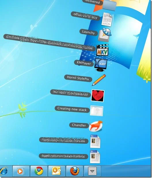 StandaloneStack 在 Windows 7 工作列中新增類似 Mac 的 Dock