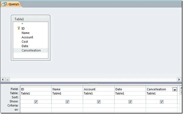 MS Access 2010 DATE-Funktionen