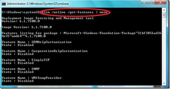 DISM－管理 Windows 7 功能的命令列工具