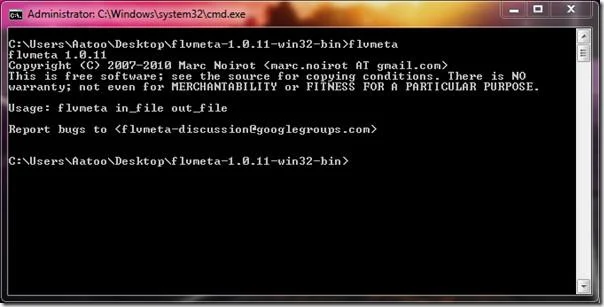FLVMeta añade metadatos en archivos de vídeo FLV