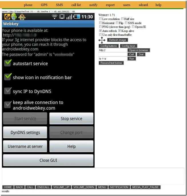 Получите полный контроль над своим Android-устройством через веб-браузер