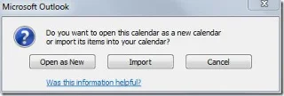 Importieren Sie den Google- und AOL-Kalender in Outlook 2010