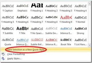 Office Word 2010 Format/Formatierung