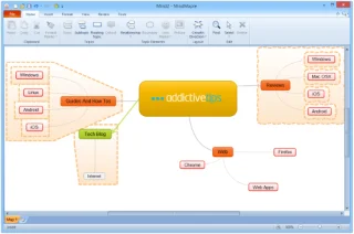 MindMaple è uno strumento di mappe mentali per Windows e iOS con accesso multi-PC