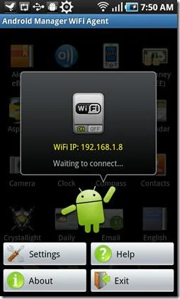 Android マネージャー WiFi は、Windows PC とワイヤレスで同期およびファイルを転送します