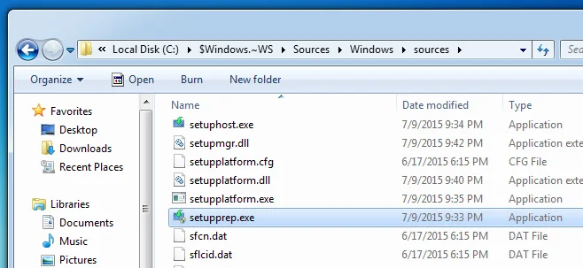 使用媒體建立工具下載失敗後復原 Windows 10