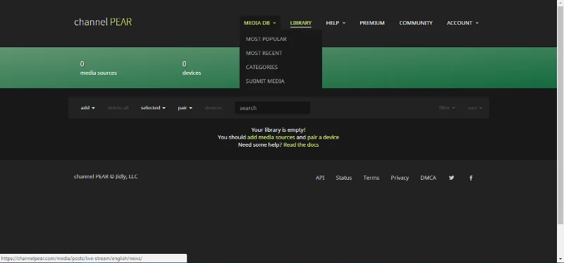 Componente aggiuntivo Channel Pear Kodi, tutorial di installazione e scoperta