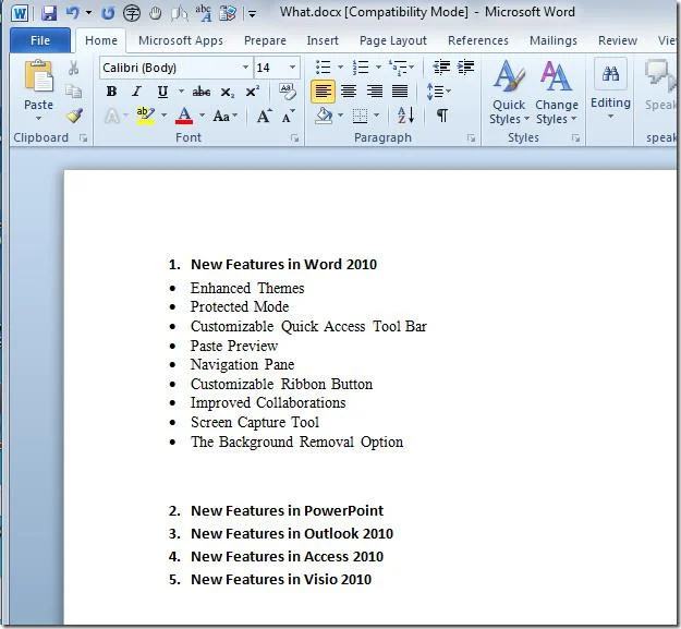 Прямая отправка документа Word 2010 в PowerPoint 2010