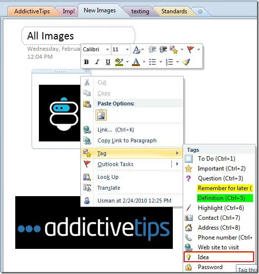 OneNote 2010: Tagging-Handbuch