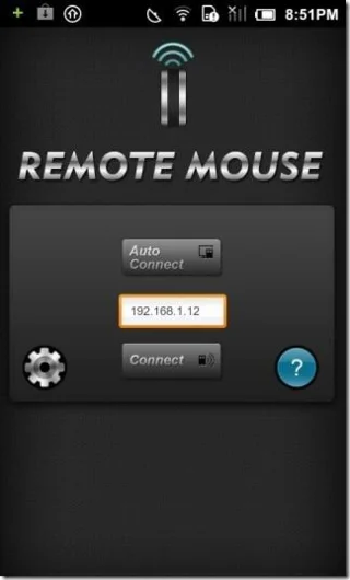 Servidor de ratón: Convierte tu dispositivo Android en un ratón y teclado para Mac