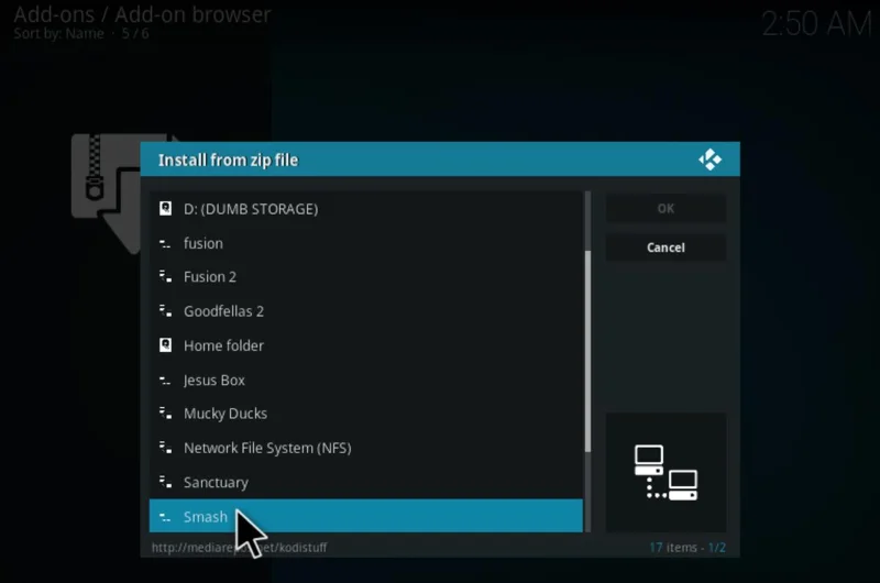 Kodi Smash Repository – So installieren Sie das Smash Repo für Kodi