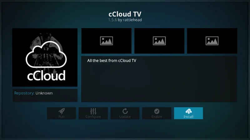 Дополнение CCloud TV для Kodi — установка и пошаговое руководство