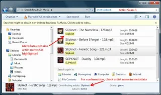 Windows 7：在 Windows 資源管理器中以元資料搜尋媒體