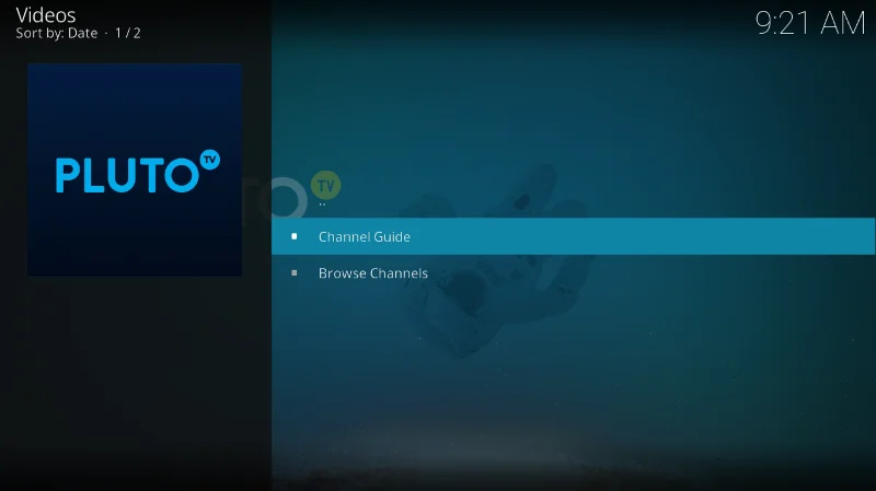 Pluto.tv-Add-on für Kodi: Installation und geführte Tour