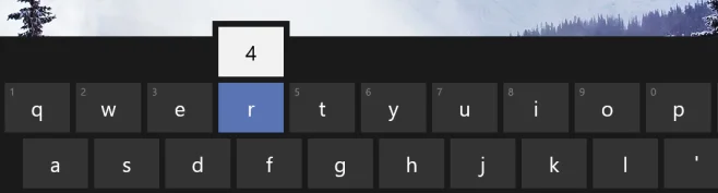 Usar atajos e ingresar números con el teclado en pantalla en Windows 10