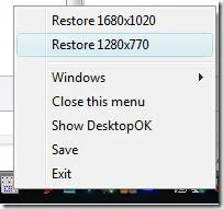 Guardar y restaurar la posición de los iconos del escritorio en Windows
