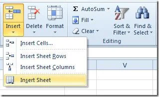 So fügen Sie ein neues Blatt in eine Excel 2010-Arbeitsmappe ein