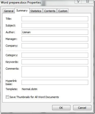 Preparare il documento Word 2010 per la distribuzione [Menu Prepara]
