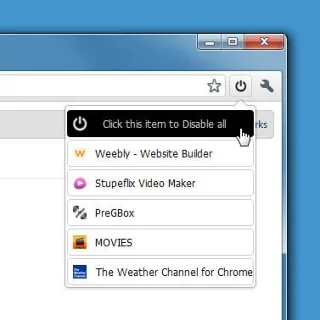 Отключите все расширения в Chrome одним щелчком мыши