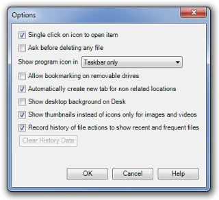 Escritorio y archivo: Administrador de archivos de Windows con clasificación inteligente y filtros avanzados