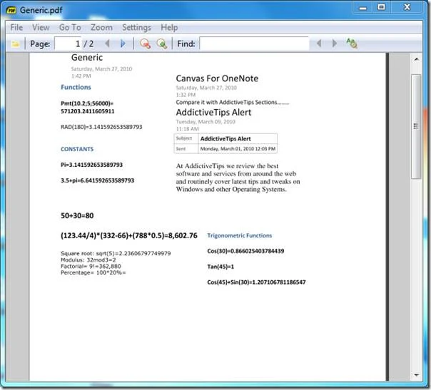 Salva il blocco appunti di OneNote 2010 in formato Doc, Docx, PDF