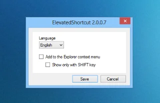 Deshabilitar las solicitudes de UAC para ciertas aplicaciones de Windows con ElevatedShortcut