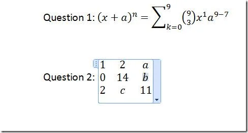 Fügen Sie mathematische Gleichungen mit dem Formel-Editor von Word 2010 hinzu