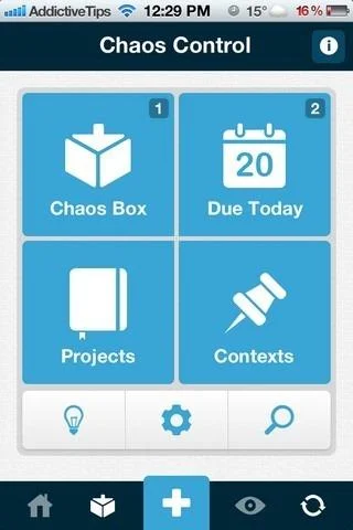 Gestisci elenchi di attività basati su progetti su iOS e Android con Chaos Control