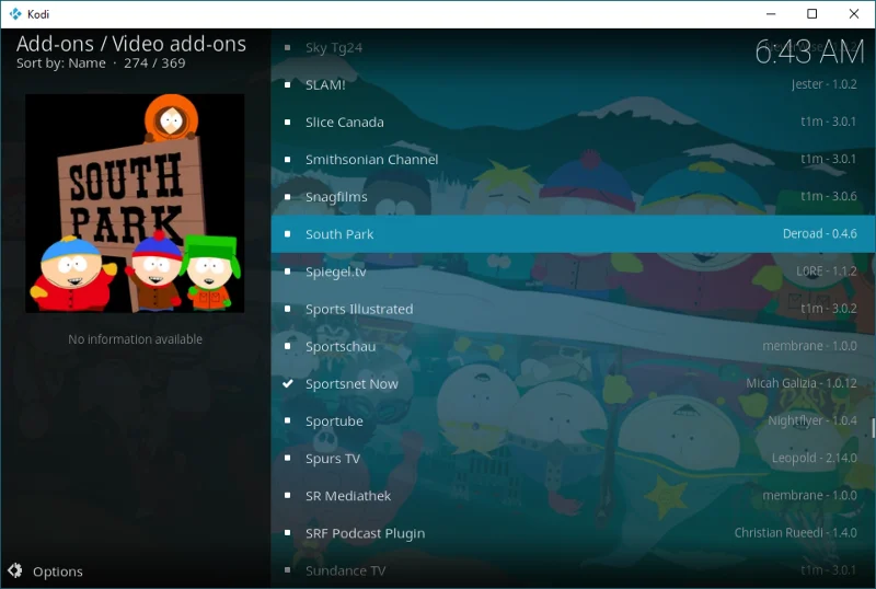 Дополнение South Park для Kodi: руководство по установке и обзор