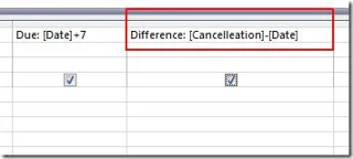 MS Access 2010 DATE-Funktionen