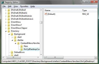 Eliminar el Panel de control de Nvidia del menú contextual del botón derecho