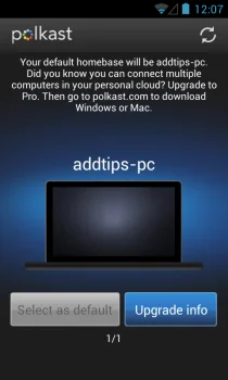 Polkast es una nube personal para acceder remotamente a archivos de escritorio desde iOS, Android y Kindle.
