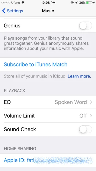 使用 iTunes 家庭共享將音樂從桌面傳輸到 iPhone